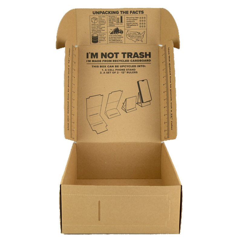 Custom Corrugated Box Made From Recycled Material