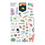 Custom Flair 7" X 11 " Sticker Sheet