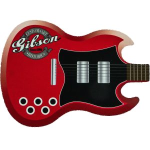 Custom Guitar Shape Soft Mouse Pad 8.71"x 6.17"x 0.125"