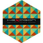 Custom Hexagon Shape Soft Mouse Pad 7.38"x 8.52"x 0.125" - 1