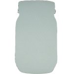Custom Jar Shape Soft Mouse Pad 9"x 5"x 0.125" - 1