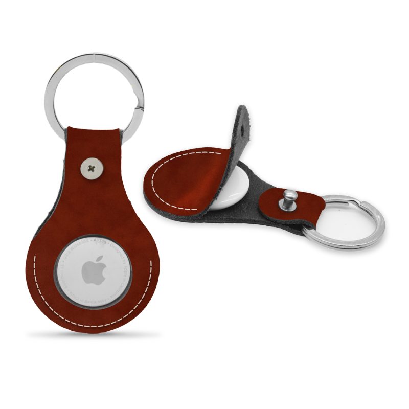 Custom Classic Premium Leather Airtag Holder - 4