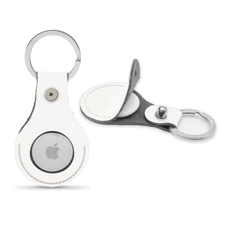 Custom Classic Premium Leather Airtag Holder - 8