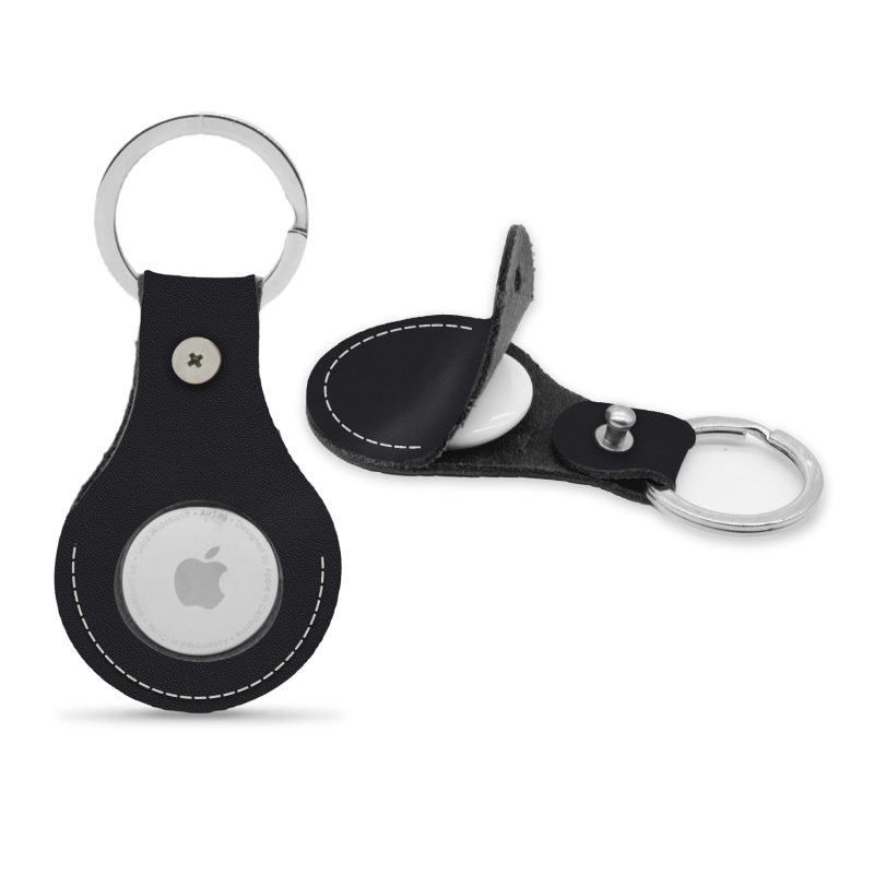 Classic-Premium-Leather-Airtag-Holder-C65 Custom Classic Premium Leather Airtag Holder