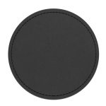 Custom Classic Round Leather Coasters - 5