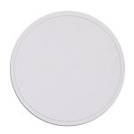 Custom Classic Round Leather Coasters - 9