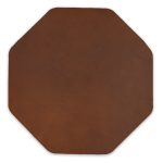 Custom Modern Octogonal Leather Coasters - 1