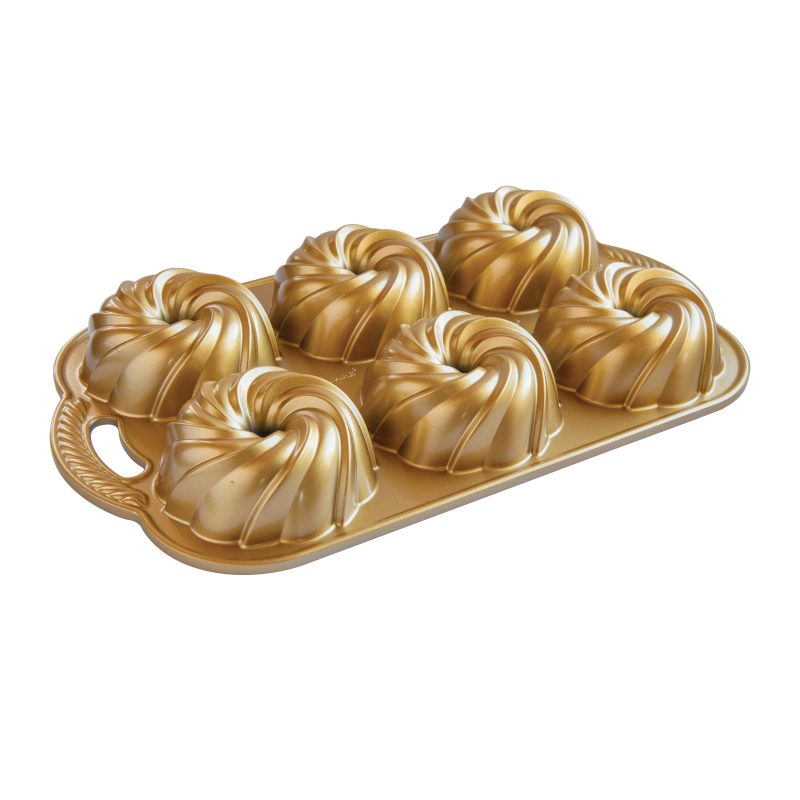 Custom Nordic Ware Swirl Bundtlette Pan