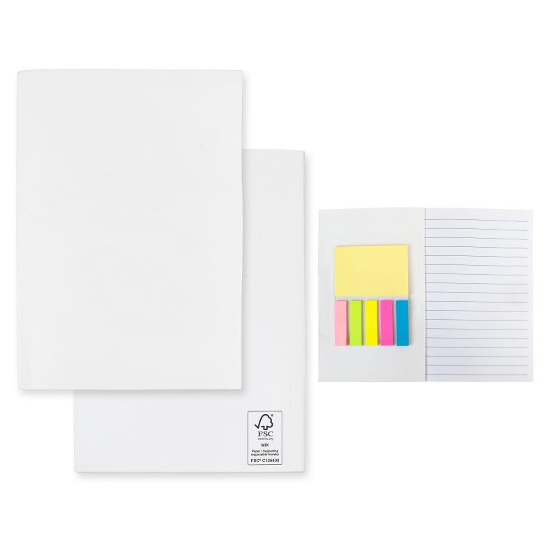 Custom 5" x 7" Perfect Paper Cover Sticky Notebook - 1