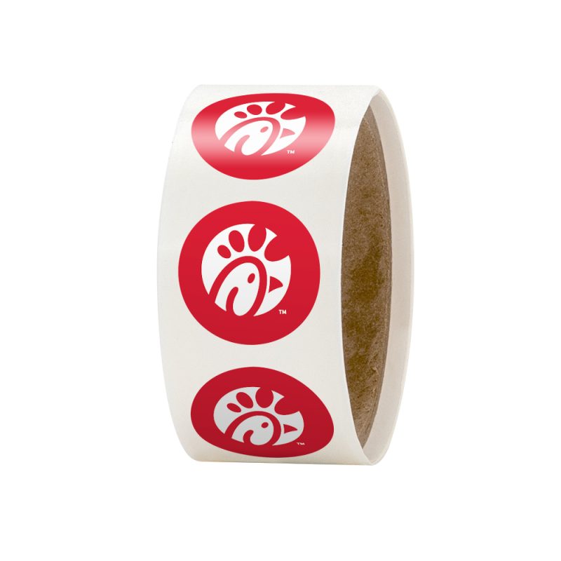 Custom 1" Circle Roll Labels - 1