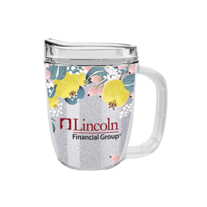 Custom 12 Oz. Tritan™ Coffee Mug With Lid - 2