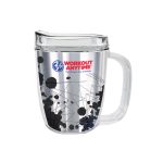Custom 12 Oz. Tritan™ Coffee Mug With Lid - 3