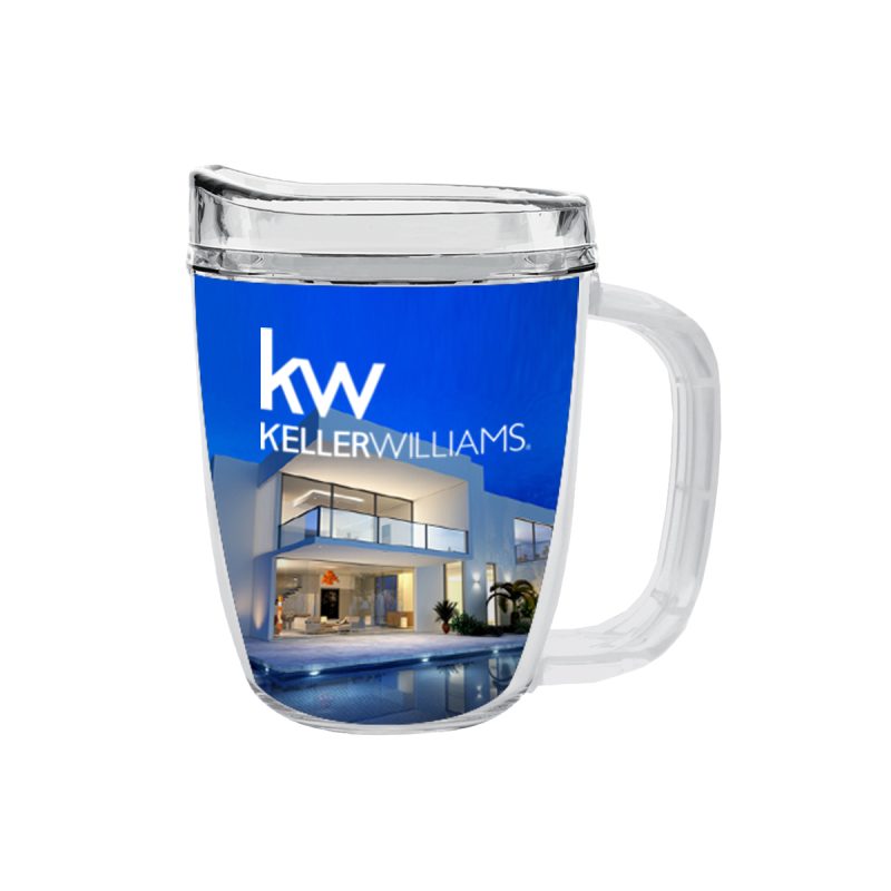Custom 12 Oz. Tritan™ Coffee Mug With Lid - 4