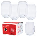 Custom 16 Oz. Dishwasher Safe Govino® Wine Glass 4 Pack - 1