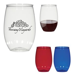 Custom 16 Oz. Stemless Wine Glass