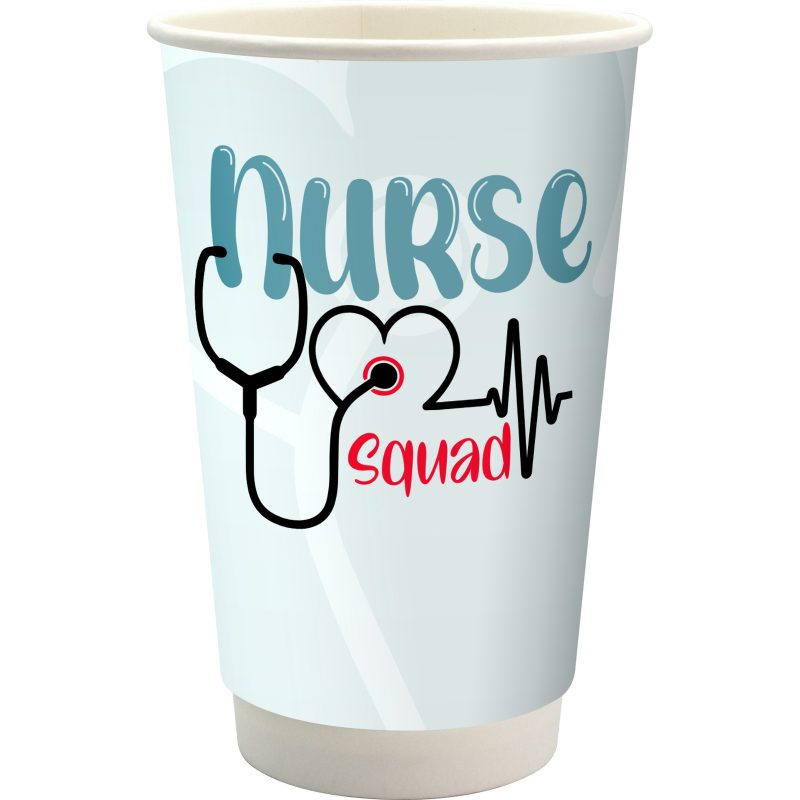 Custom 16 oz. Healthcare Full Color Paper Cup - 1