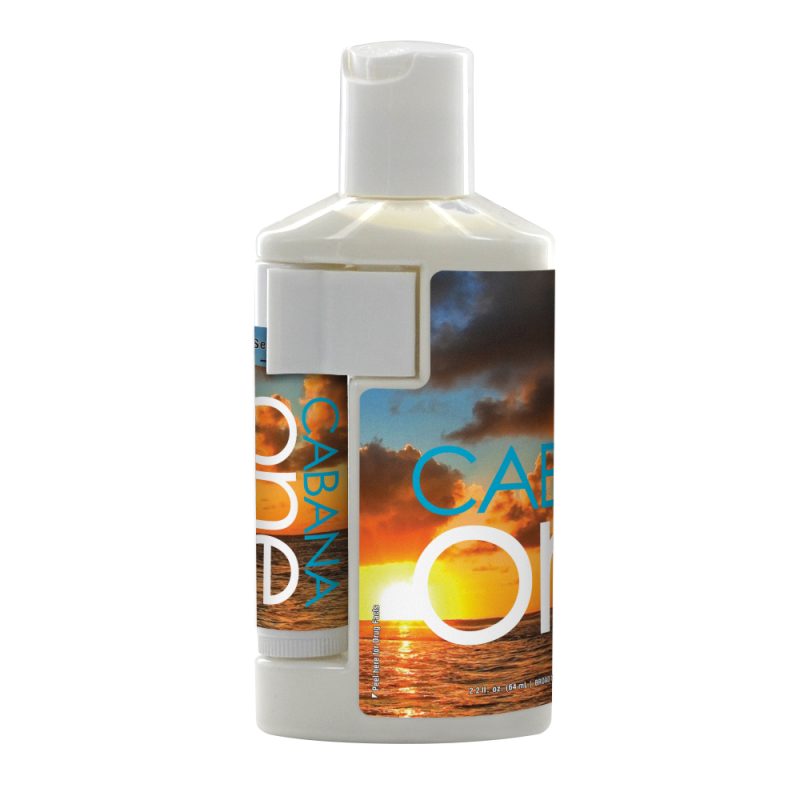 2-Oz-Duo-Bottle-With-Spf-30-Sunscreen-And-Spf-15-Lip-Balm-In-White-Tube-ZSUN20D-ZLBPWT Custom 2 oz Duo Bottle with SPF 30 Sunscreen and SPF 15 Lip Balm in White Tube