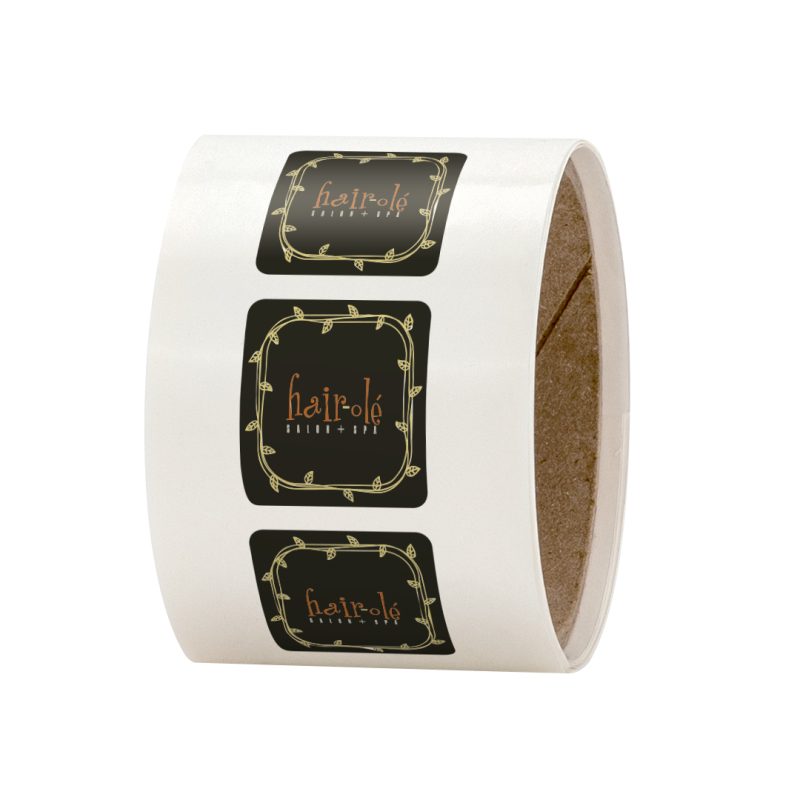 Custom 2" x 2" Rounded Corner Roll Labels - 1