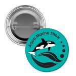 Custom 2 ¼" Full Color Pin Back Button