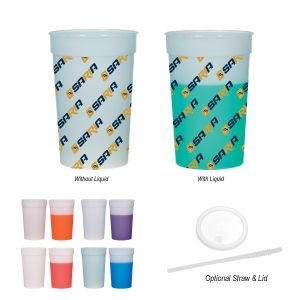 Custom 22 Oz. Full Color Mood Stadium Cup