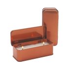 Custom 2.25 oz. Scented Copper Rectangular Candle - 1