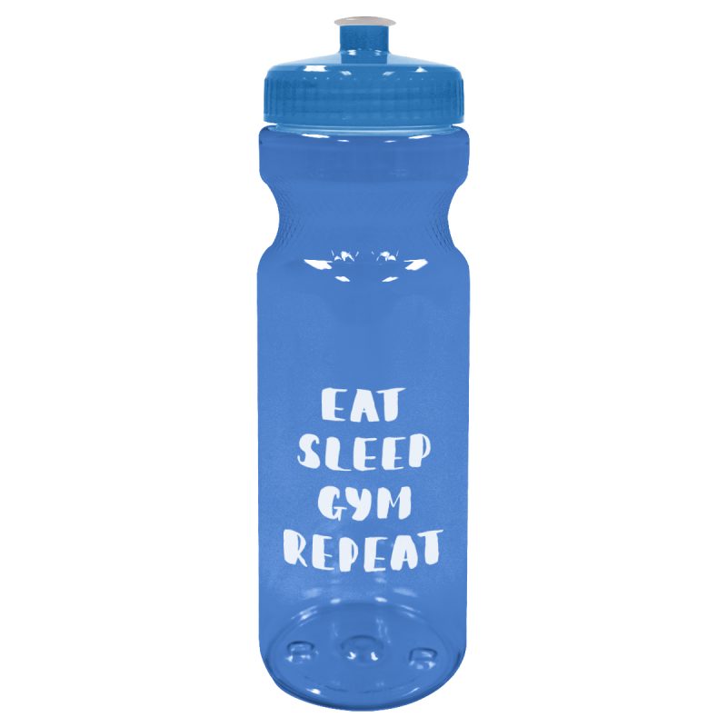 Custom 28 Oz. Poly-clear™ Fitness Bottle - 2