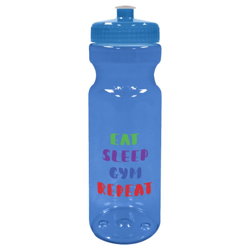 Custom 28 Oz. Poly-clear™ Fitness Bottle - 3