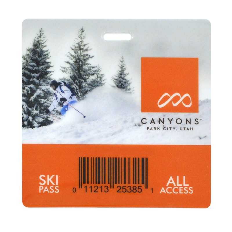 Custom 3 1/2" X 3 1/2" Plastic Identification Badge