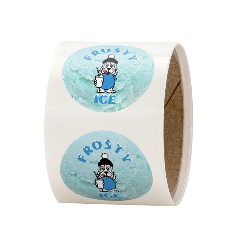 Custom 3" Circle Roll Labels - 1