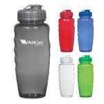 Custom 30 Oz. Poly-clear™ Gripper Bottle