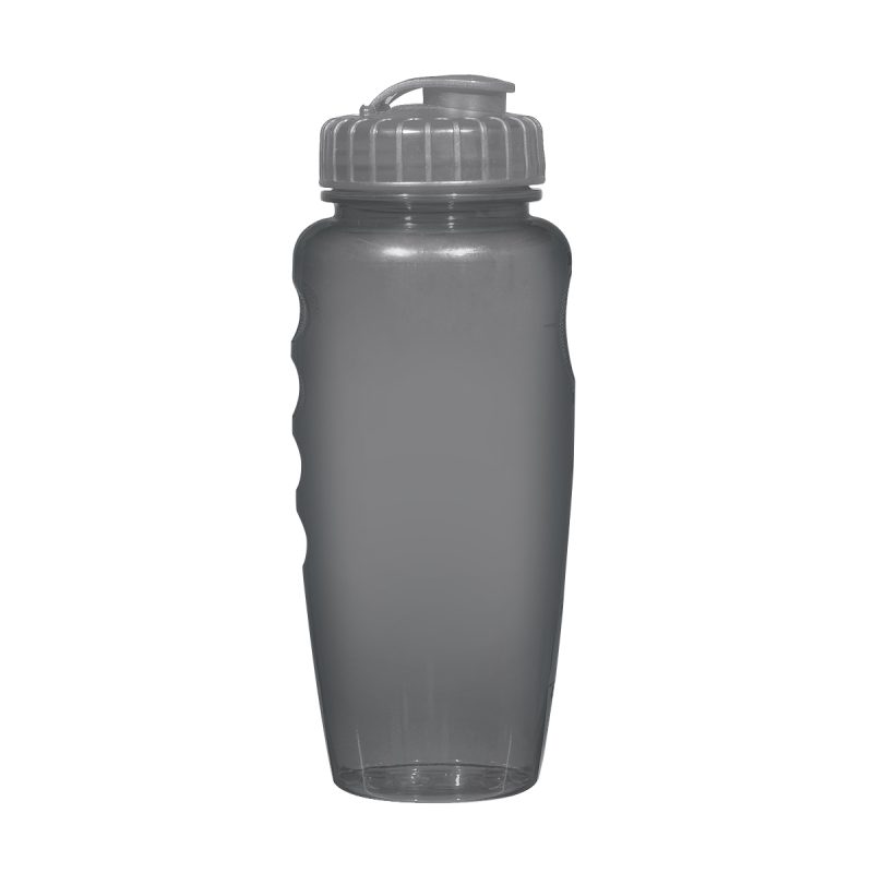 Custom 30 Oz. Poly-clear™ Gripper Bottle - 3