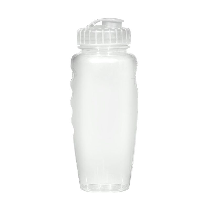 Custom 30 Oz. Poly-clear™ Gripper Bottle - 5