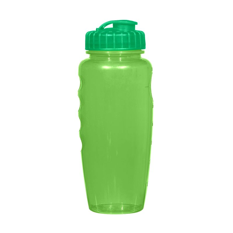 Custom 30 Oz. Poly-clear™ Gripper Bottle - 7