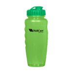 Custom 30 Oz. Poly-clear™ Gripper Bottle - 8