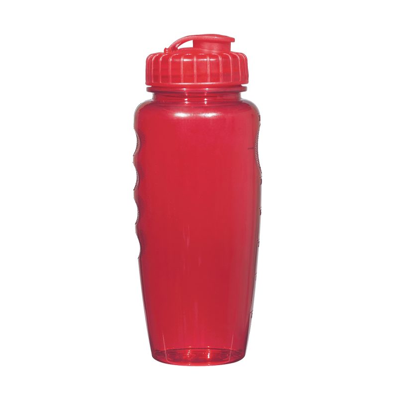 Custom 30 Oz. Poly-clear™ Gripper Bottle - 9