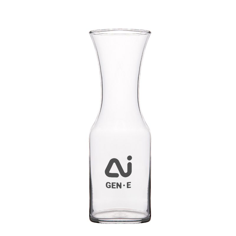 Custom 34 Oz. Clear Glass Carafe