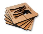 Custom 4" Coaster Wooden (ELDORADO)