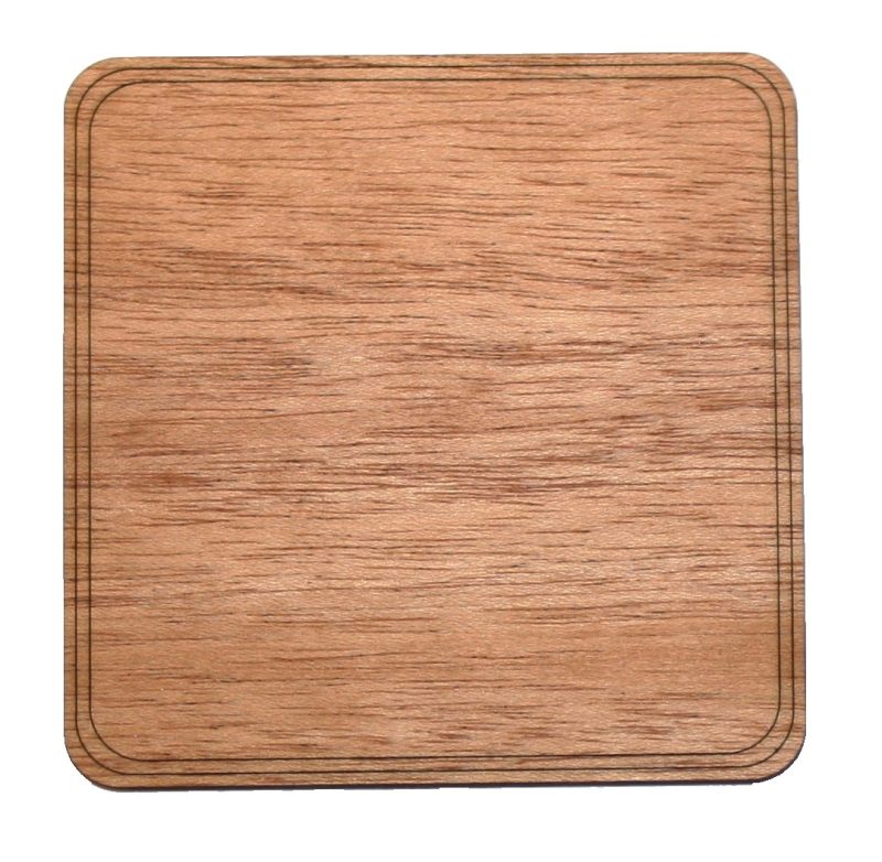 Custom 4" Coaster Wooden (ELDORADO) - 3
