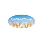 Custom 4" x 2" Oval Roll Labels