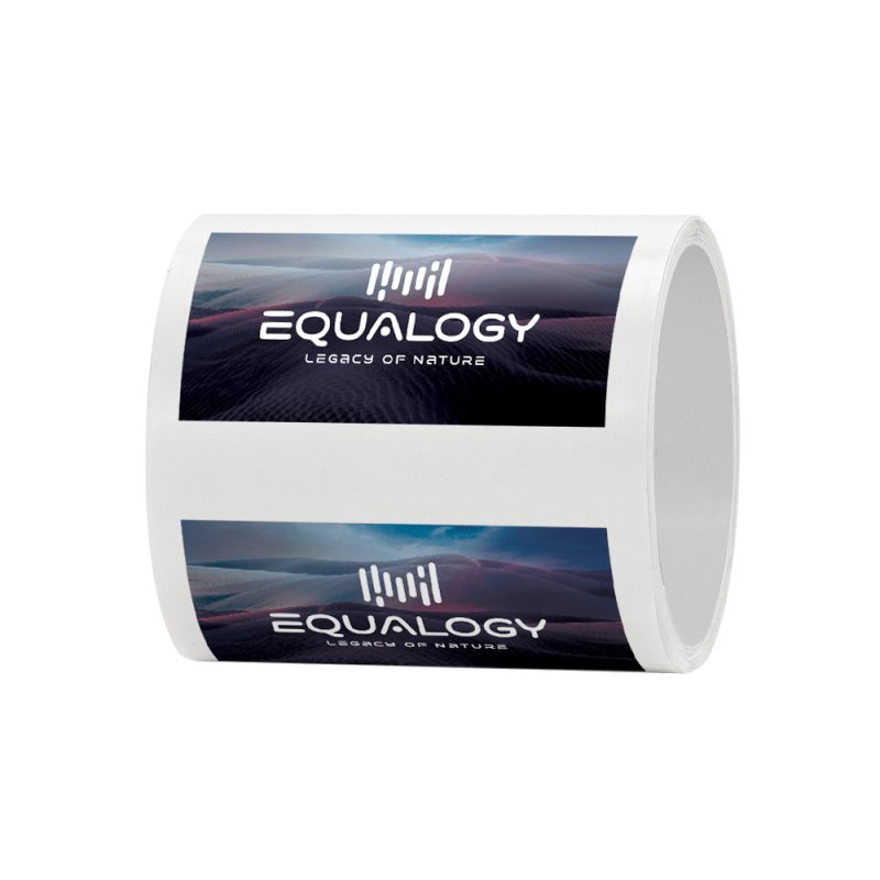 Custom 4" x 2" Rectangle Roll Labels - 1