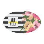 Custom 5" x 3" Oval Roll Labels