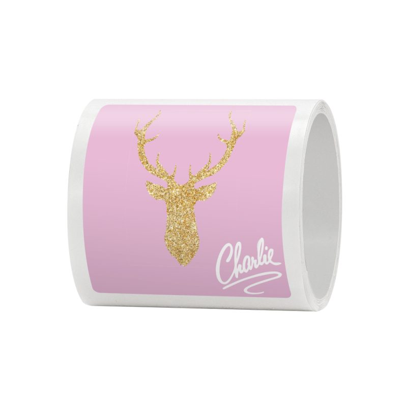Custom 5" x 5" Rounded Corner Roll Labels - 1