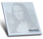 Custom 50-Sheet Stik-Withit® Adhesive Notepad w/ Pastel Paper (4"x4")