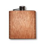Custom 6 Oz. Wooden Hip Flask (COLUMBIA) - 7
