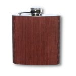 Custom 6 Oz. Wooden Hip Flask (COLUMBIA) - 8