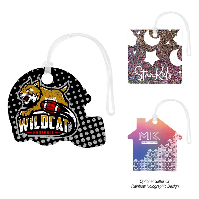 Custom Acrylic Bag Tag - Custom Shapes 6"