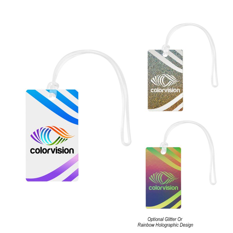 Custom Acrylic Bag Tag - Rectangle