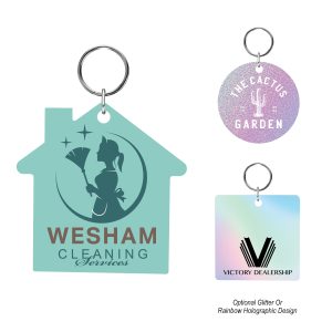 Custom Acrylic Key Tag - Custom Shape 2"