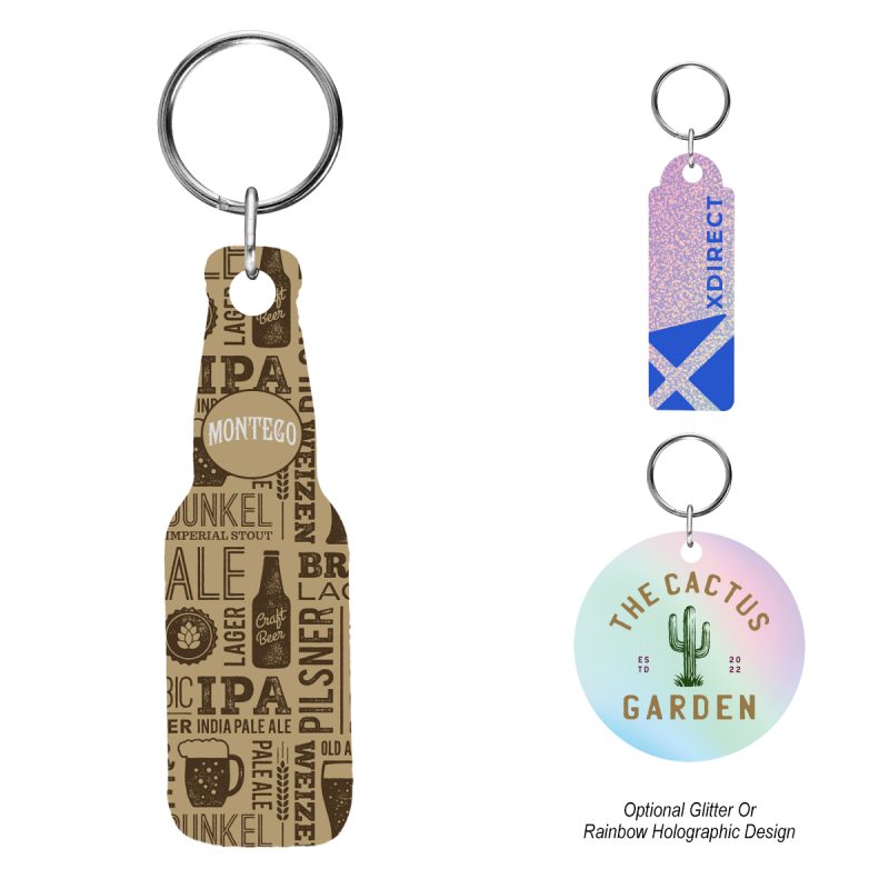 Custom Acrylic Key Tag - Custom Shape 3" - 1