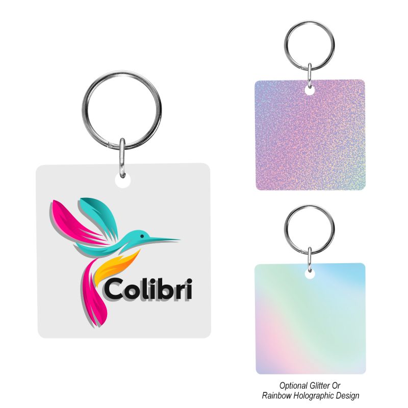 Custom Acrylic Key Tag - Square